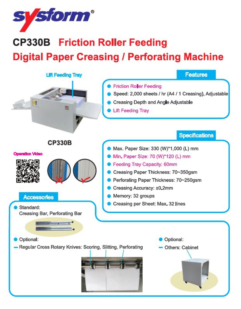 CP330B Creasing & Perforating Friction Fed image 0
